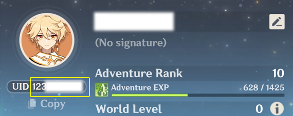 Contoh Top Up Genshin Impact