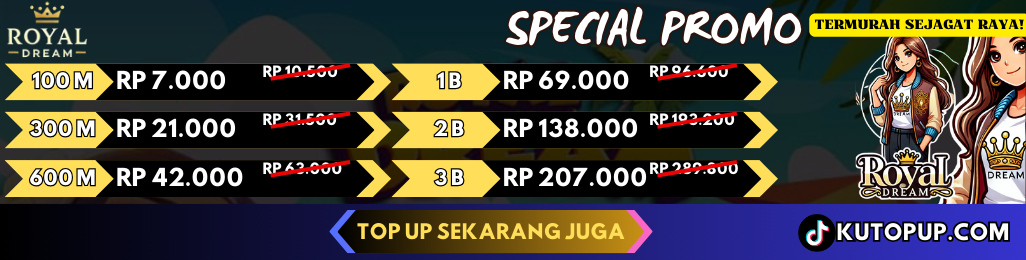 Harga Promo Royal Dream